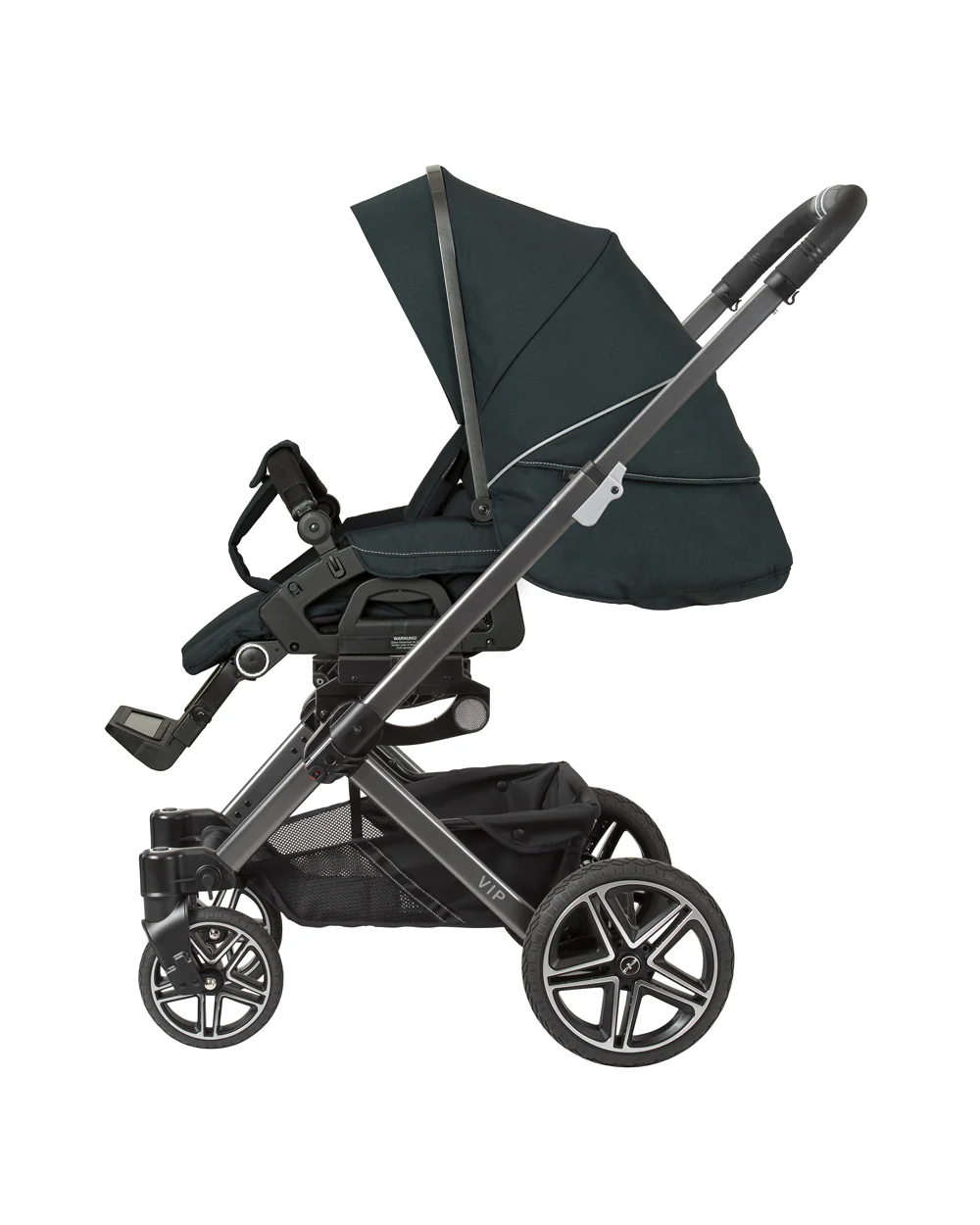 Hartan VIP GTS Baby Stroller-Height Adjustable Parent Handle Bar-Flat Reclining & Reversible Seat-Compact Fold-Pram for 6M to 4Y (Upto 22 Kg)-Racing Stars - Image 8