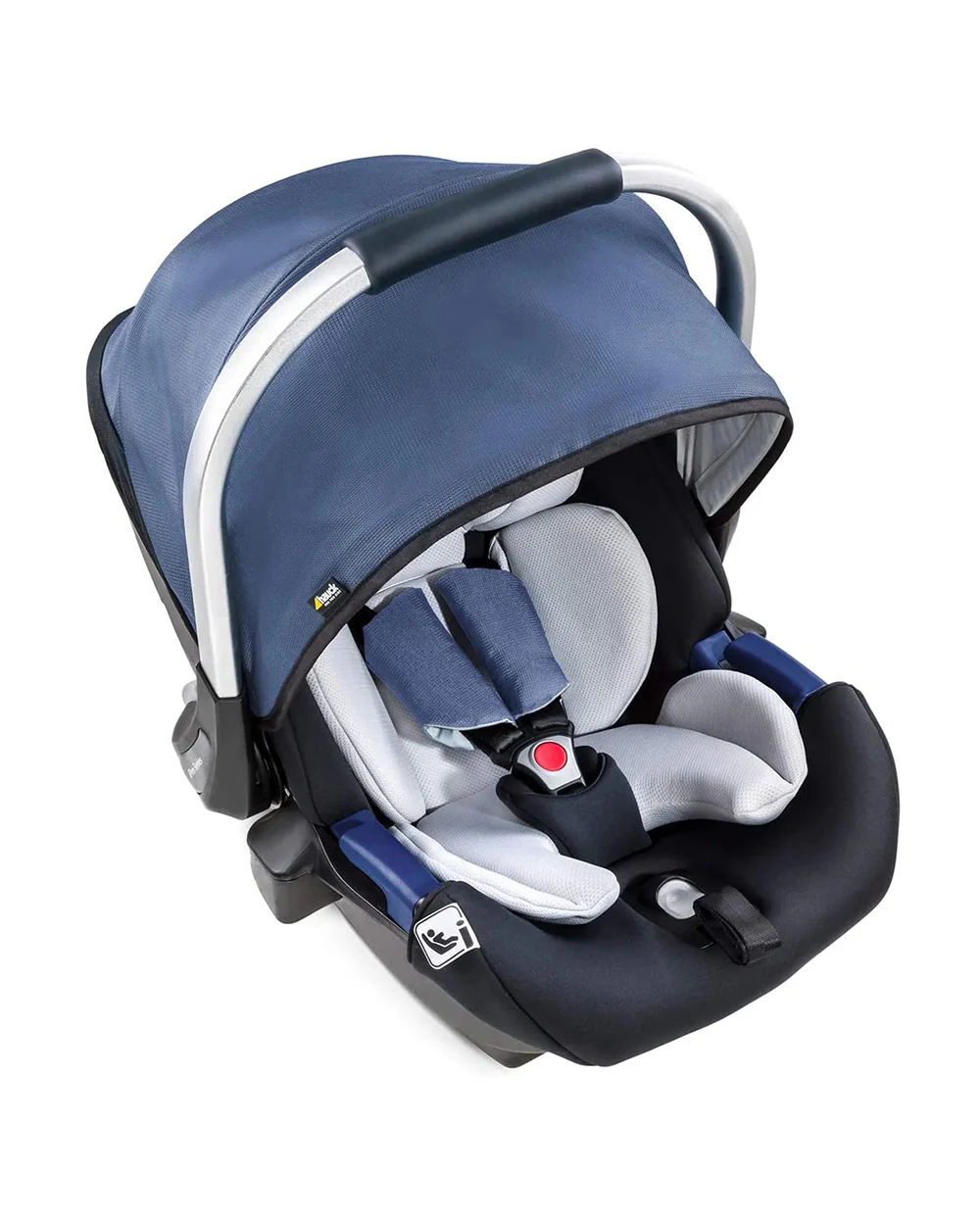 Hauck iPro Baby Car Seat-Rear Facing-With Side Impact Protection-For 0 to 9M (Upto 13Kg)-Denim - Image 11