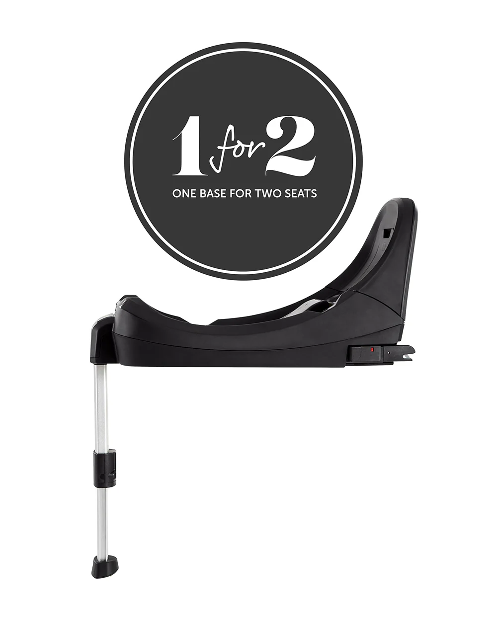 Hauck iPro Base-With Colored Indicators-Easy Engaging of Car Seat-Black - Image 6