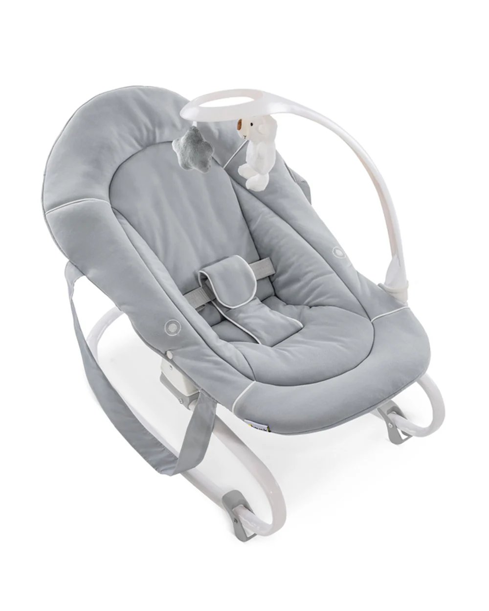 Hauck Sit N Relax 3in1 Baby High Chair-Feeding Chair, Bouncer & Toddler Seat-Adjustable and Removable Food Tray-For 0 to 3Y (Upto 15Kg)-Grey - Image 14