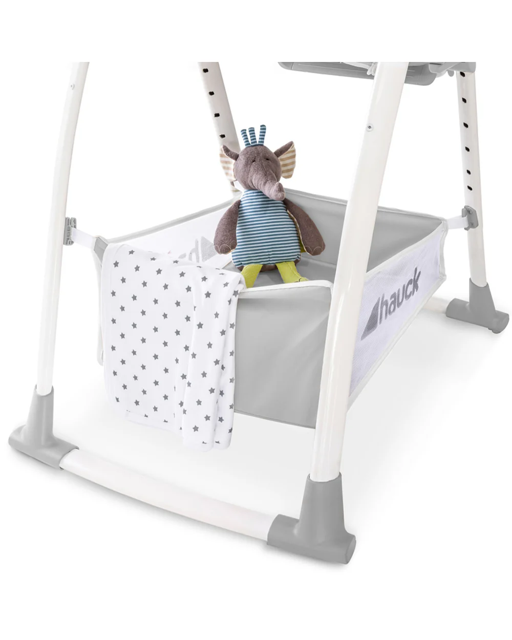 Hauck Sit N Relax 3in1 Baby High Chair-Feeding Chair, Bouncer & Toddler Seat-Adjustable and Removable Food Tray-For 0 to 3Y (Upto 15Kg)-Grey - Image 16