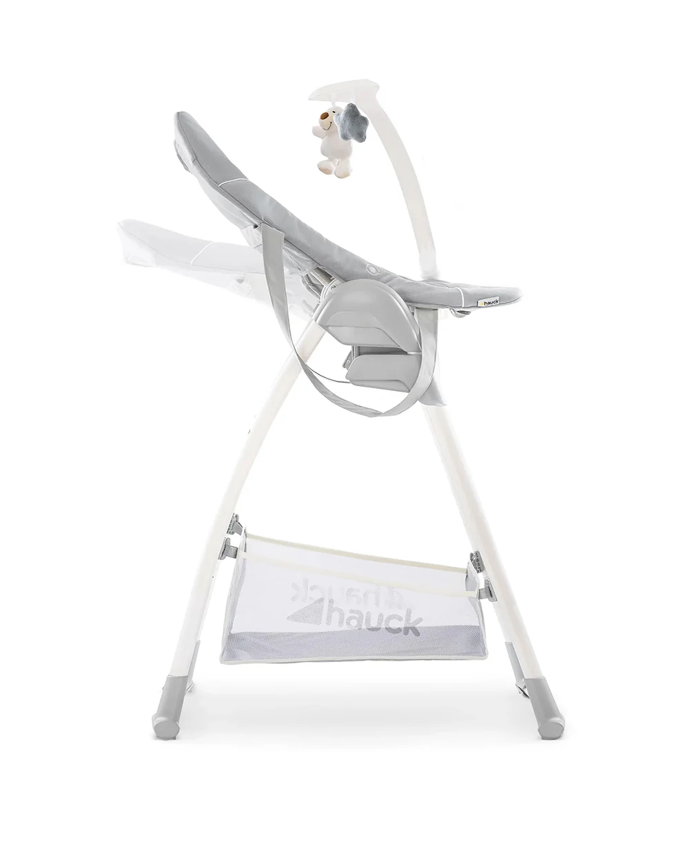 Hauck Sit N Relax 3in1 Baby High Chair-Feeding Chair, Bouncer & Toddler Seat-Adjustable and Removable Food Tray-For 0 to 3Y (Upto 15Kg)-Grey - Image 4
