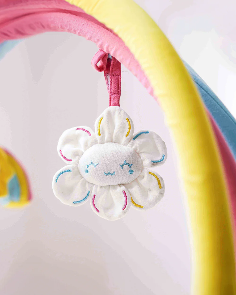 Haus & Kinder Fantasy Rainbow Baby Activity Gym-with 5 rattles-Indoor Toy-0M+ - Image 8
