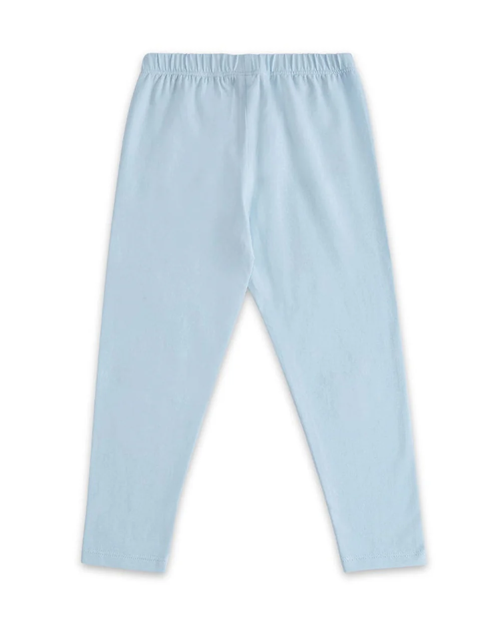 Haus & Kinder Sky Blue Leggings-Embroidered-Cotton-For Infants - Image 2
