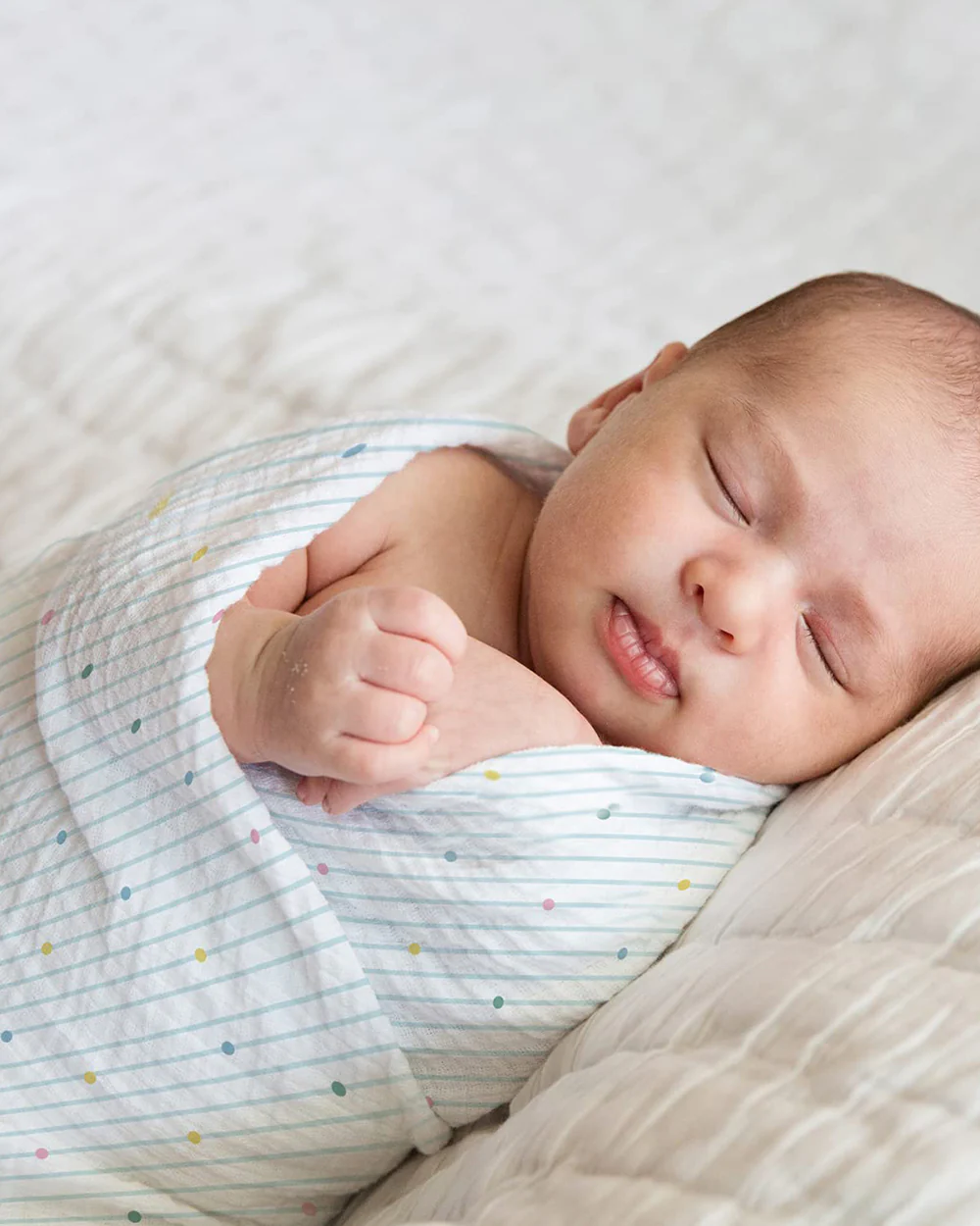 Haus & Kinder Aloha Collection Swaddle-100% Cotton Muslin-Pack of 4-Infant Wraps - Image 3