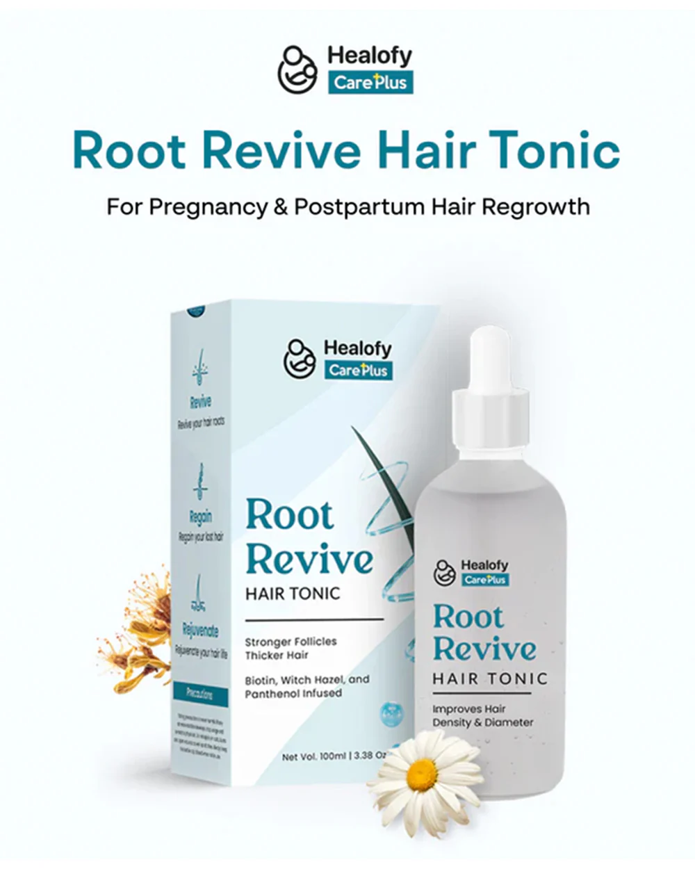 Healofy Naturals Root Revive Hair Tonic-Hair Regrowth-During & After Pregnancy
