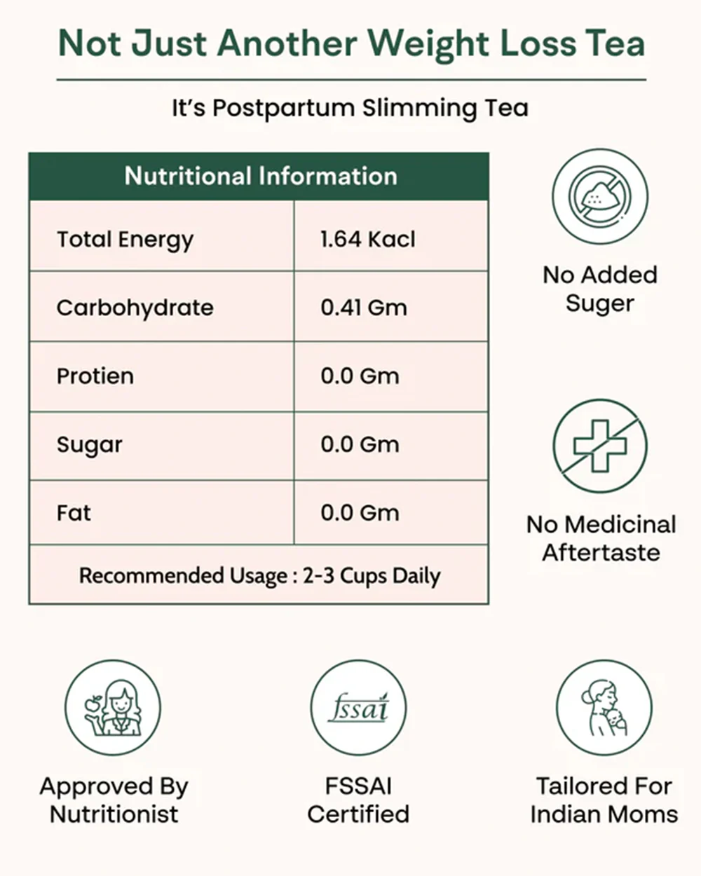 Healofy Naturals Slimming Tea-Weight Loss-Post Pregnancy-Pack of 1 - Image 5