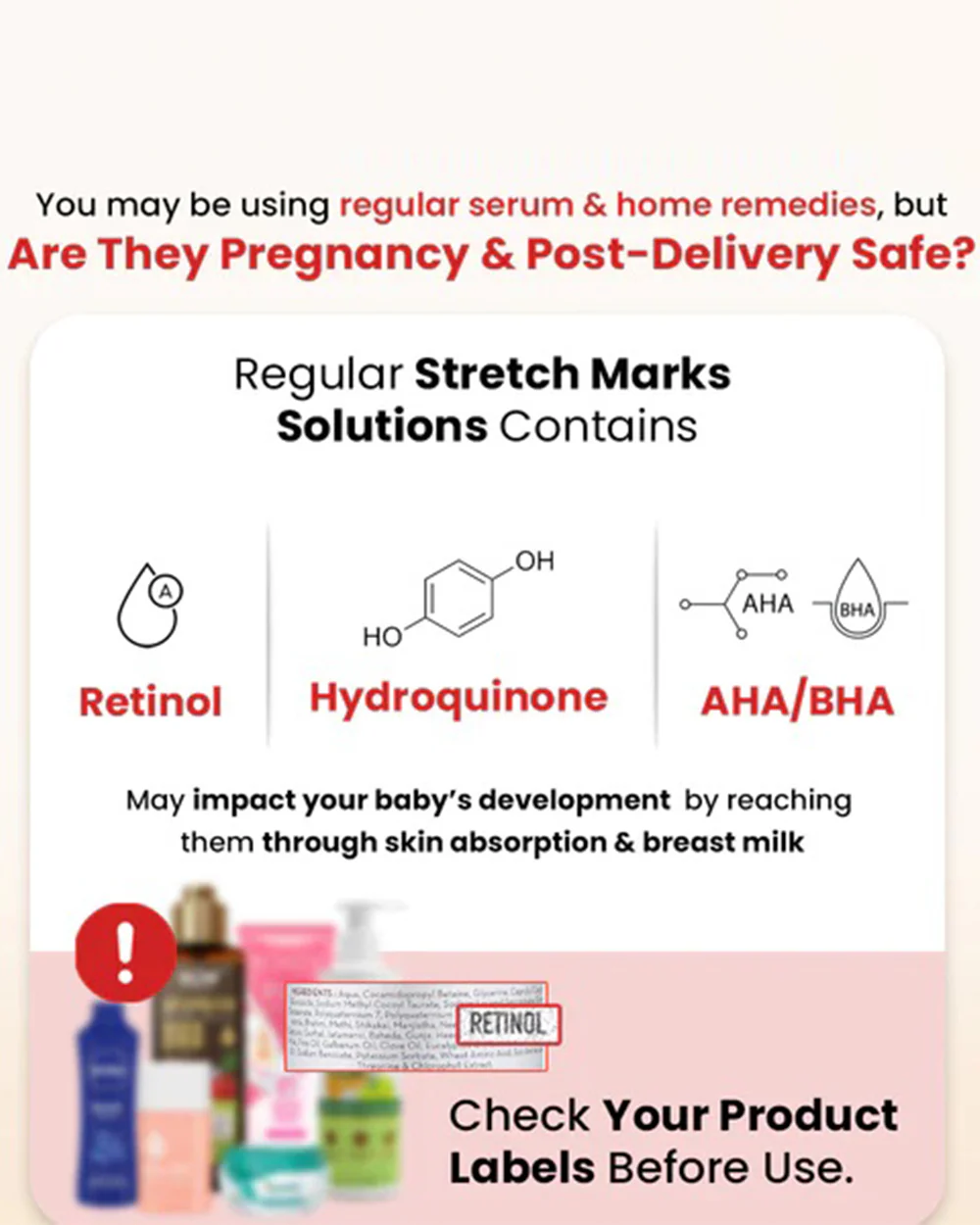 Healofy Naturals Stretch Marks Serum-Pregnancy & Breastfeeding Safe - Image 7
