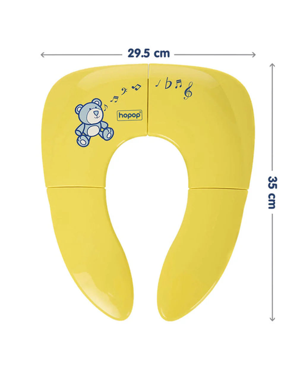 Hopop Baby Potty Seat-Foldable & Portable-Yellow - Image 4