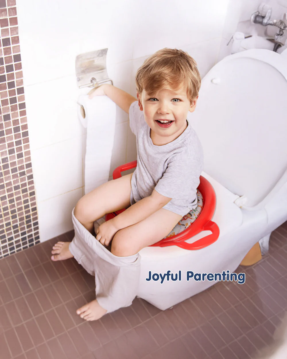 Hopop Baby Potty Seat-With Soft Cushioning & Side Handles-6 to 48M-Transport - Image 6
