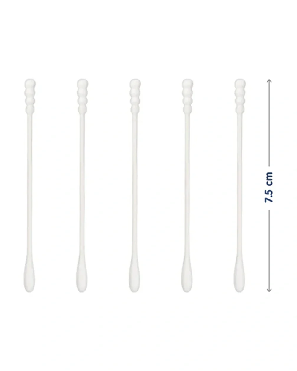 Hopop Baby Spiral Cotton Buds-With Thin Paper Stem-100% Pure and Soft Cotton-For Infants-200 Pieces - Image 4