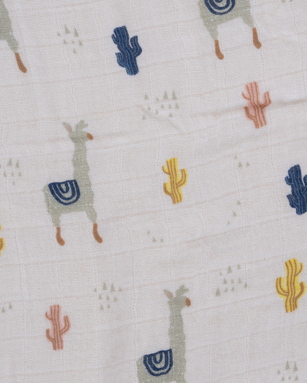 Hopop Dandelions Baby Swaddle-100% Organic Cotton Muslin-White-For Infants - Image 3