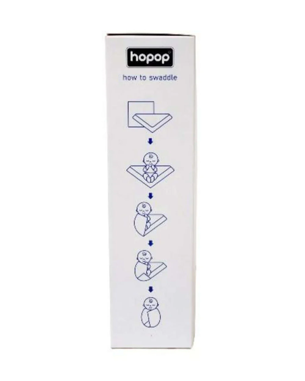 Hopop Elephant Baby Swaddle-100% Organic Cotton Muslin-White-For Infants - Image 3