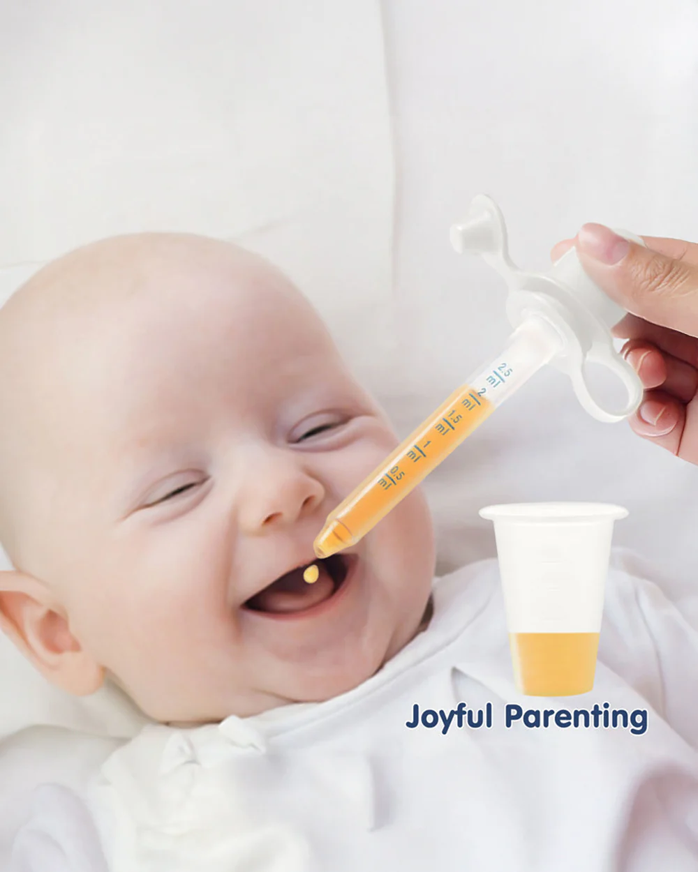 Hopop Medicine Dispenser & Dropper-With Spill Proof Design & Marked Measurements-Blue-For Infants - Image 5