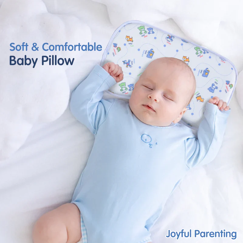 Hopop Memory Foam Baby Pillow-Prevents Flat Head Syndrome-Eases Neck Tension of Baby-Bear-For Infants - Image 7