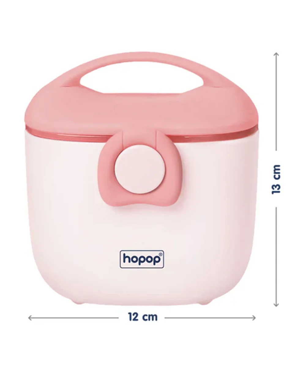 Hopop Milk Powder & Multi Purpose Food Container-Airtight Seal-With Scoop Spoon-210 ml-Pink - Image 4