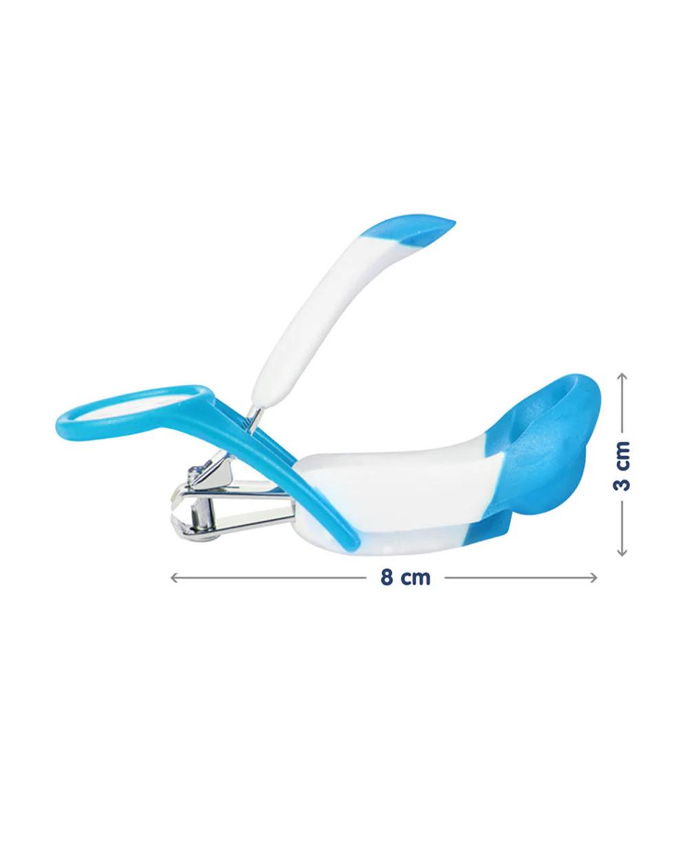 Hopop Nail Clipper-With Magnifying Zoom Lens-Blue - Image 4