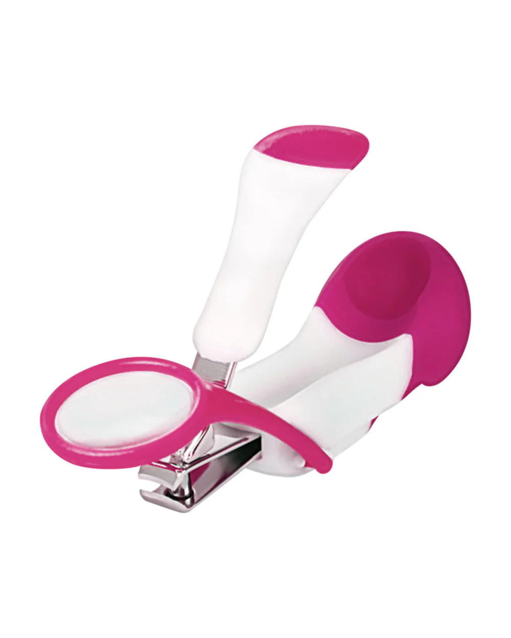 Hopop Nail Clipper-With Magnifying Zoom Lens-Pink
