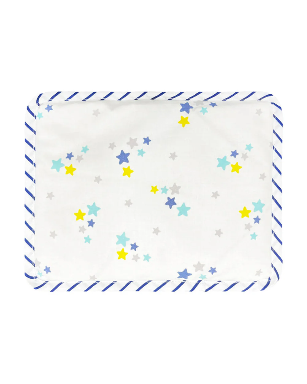 Hopop Star Baby Mustard Pillow-100% Cotton-Mutlicolor-For Infants
