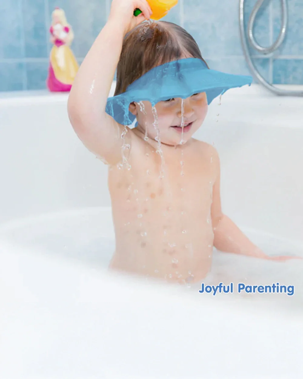 Hopop Shampoo Repellant Shower Cap-Blue - Image 6