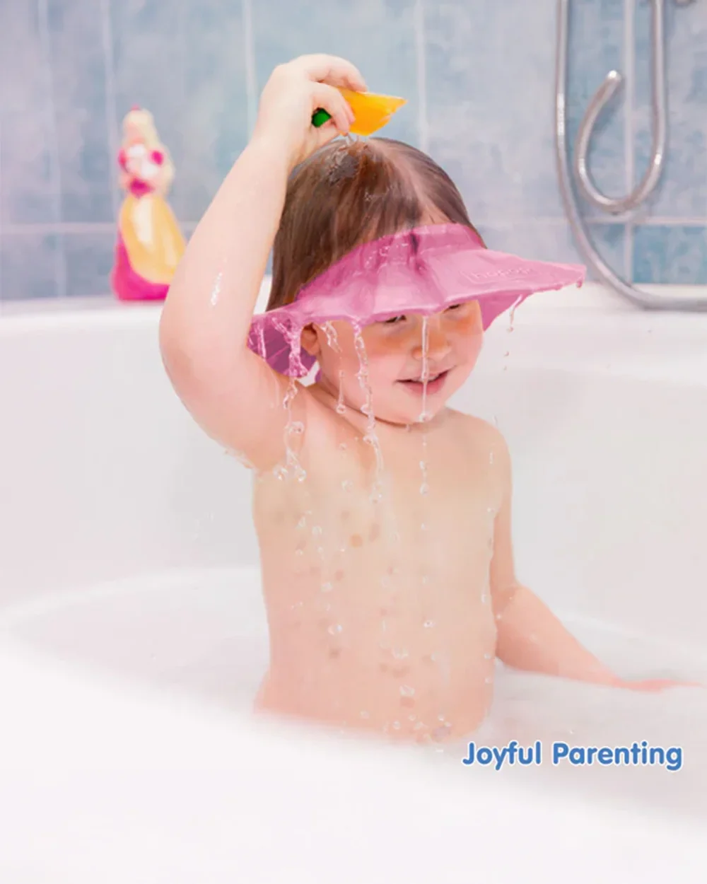 Hopop Shampoo Repellant Shower Cap-Pink - Image 6