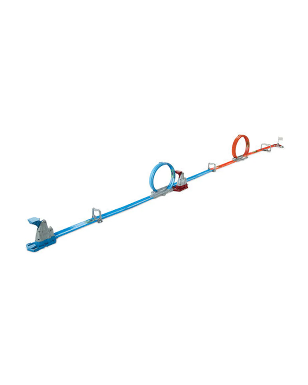 Hot Wheels Double Loop Dash Straight Track-Large Loops & 2 1:64 Scale-Vehicle Toy-9M+ - Image 3