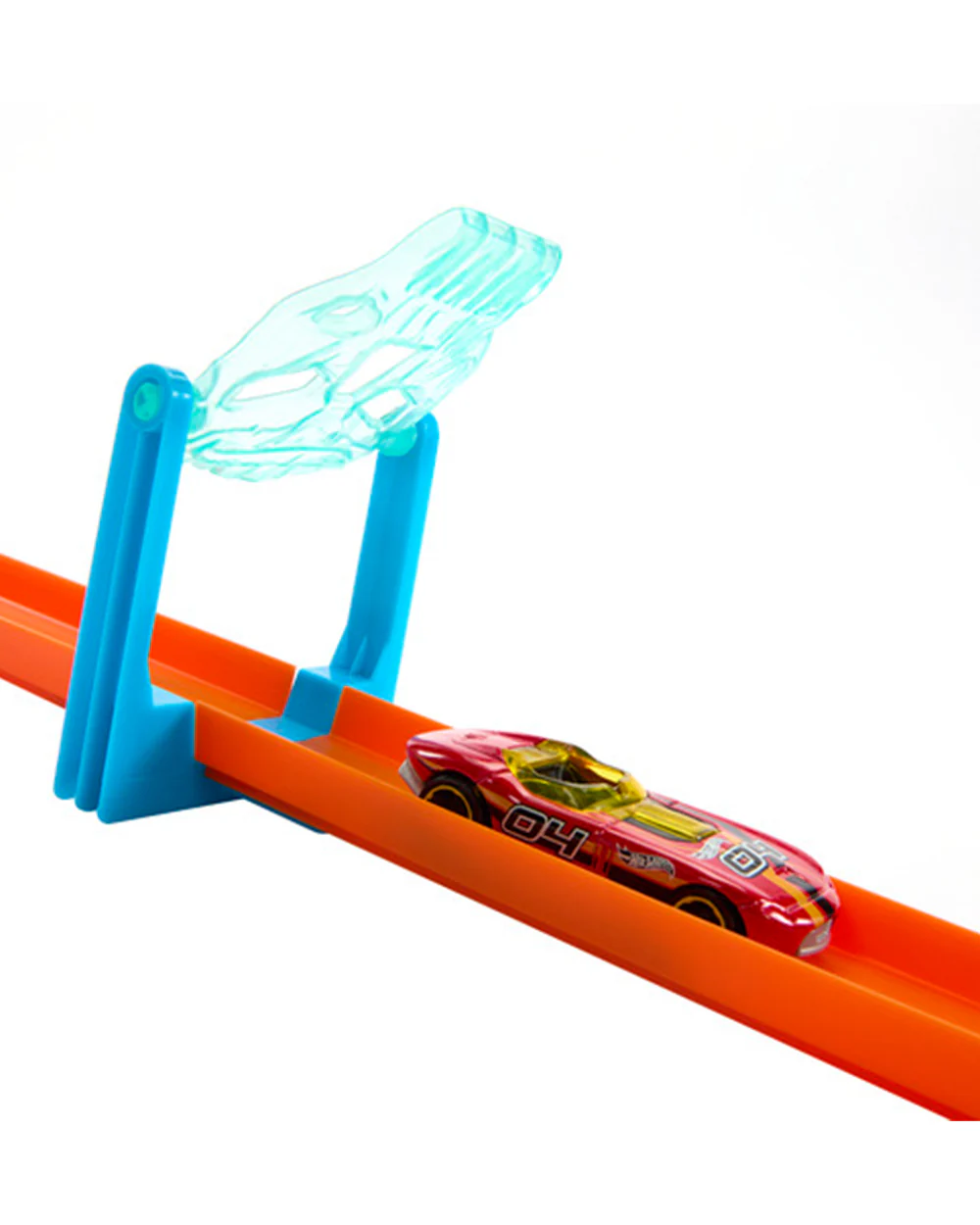 Hot Wheels Track Set With 1 Hot Wheels Car-10 Track Pieces In A Modular & Stackable Storage Box-Ice Themed Track Set-Vehicle Toy-9M+ - Image 6