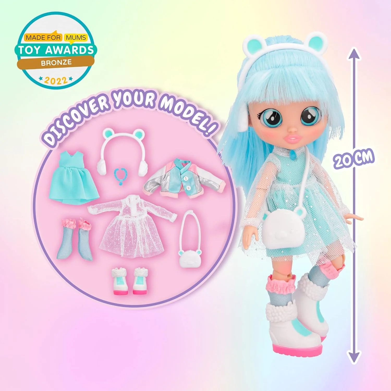 IMC Cry Babies BFF Kristal Fashion Doll-12M+ - Image 3