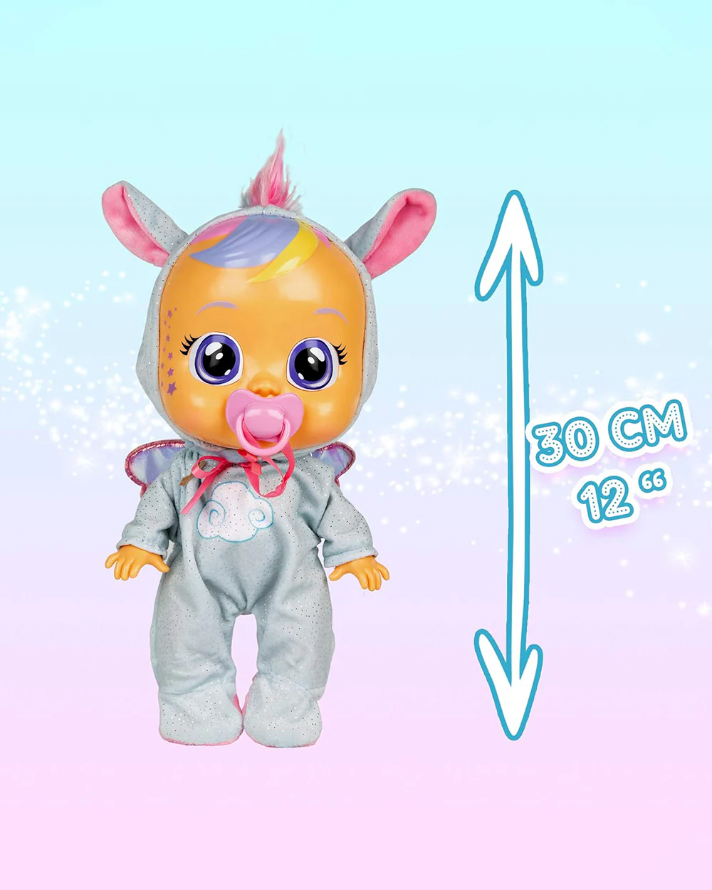 IMC Cry Babies Fantasy Dreamy Doll-With Magical Tears & 10 Realistic Baby Sounds-12M+ - Image 6