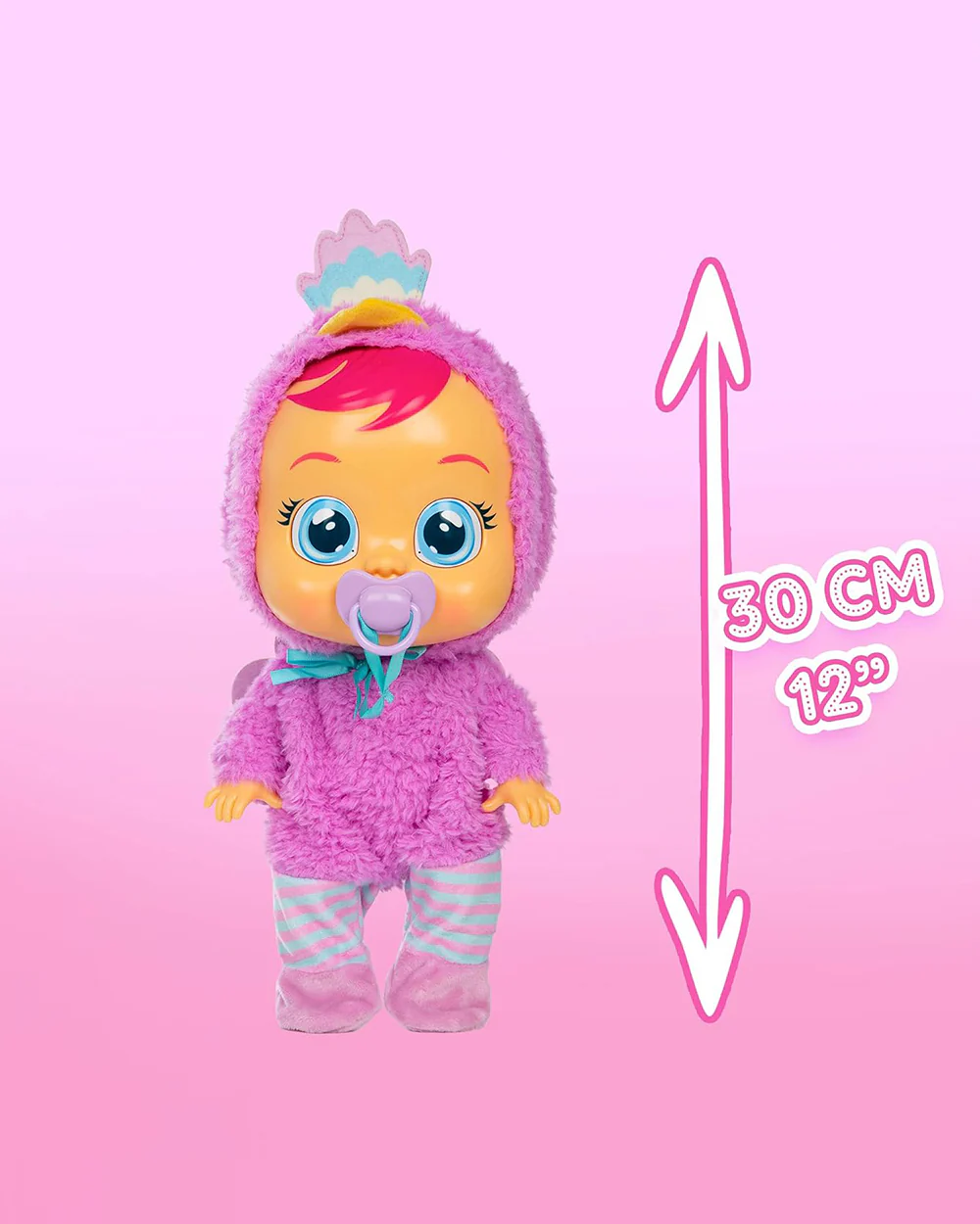 IMC Cry Babies Lizzy Doll-With Magical Tears & 10 Realistic Baby Sounds-12M+ - Image 5