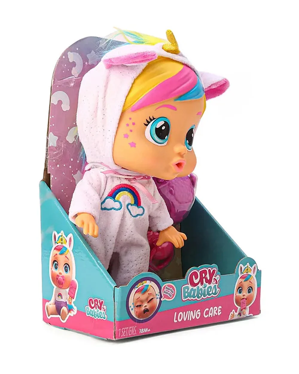 IMC Cry Babies Loving Care Dreamy Light Pink Play Doll-12M+ - Image 12