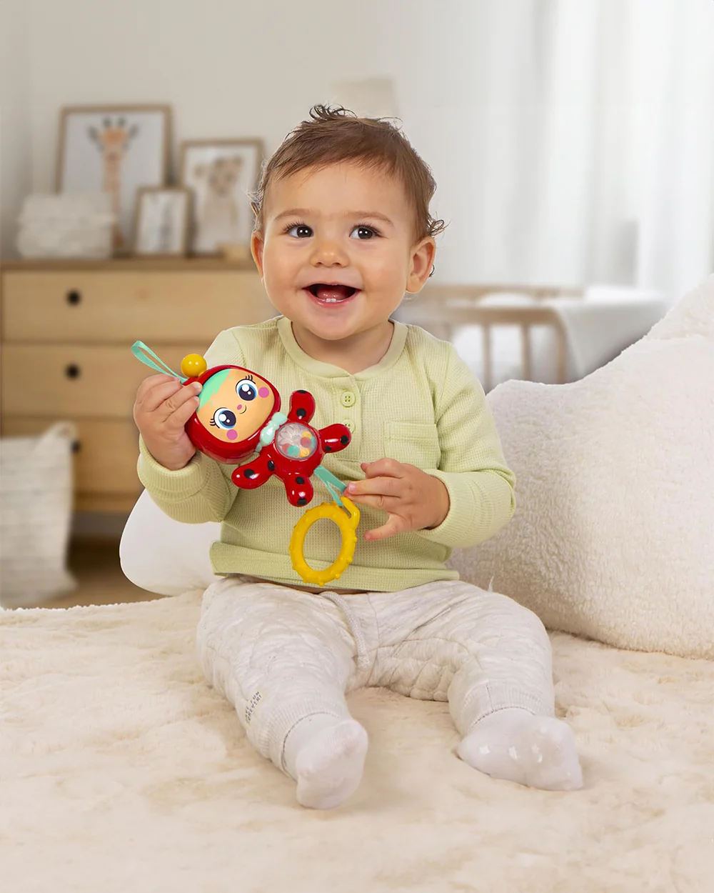 IMC Cry Babies My Little Lady's Rattle Toy-Interactive Sounds & Lights-Promotes Auditory & Visual Stimulation-For Infants - Image 4