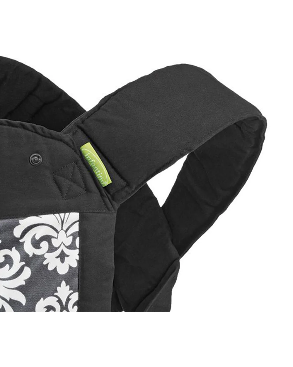 Infantino Sash Mei Tai Baby Carrier-3 Positions Carry-With Padded Shoulder Straps & Head Support-Includes Removable Hood-For 0M+ (3.6 to 16.3 Kg)-Black - Image 4