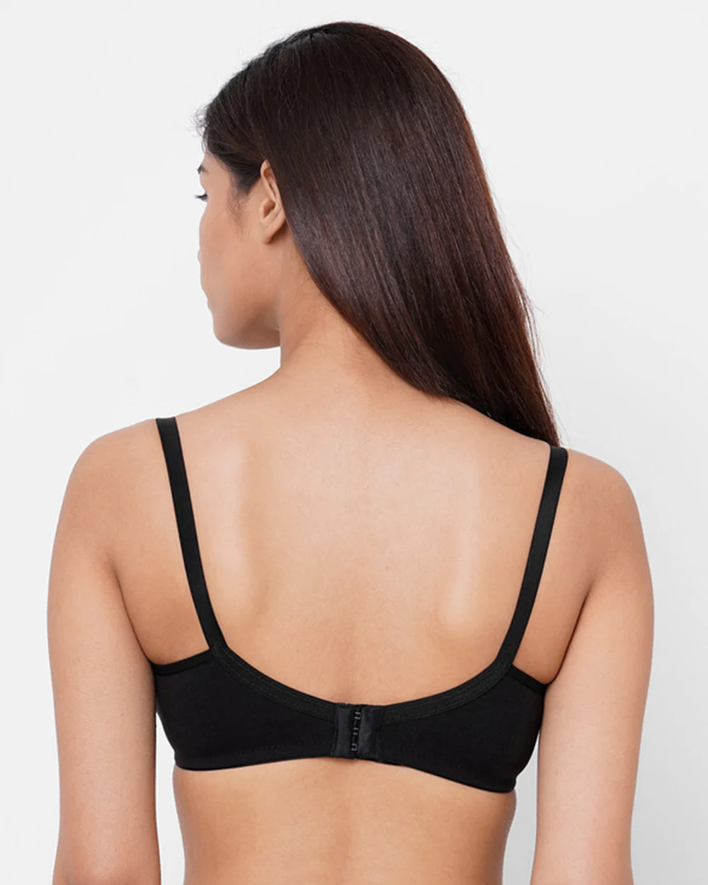 Inner Sense Organic Cotton Feeding Bra Combo Set-Black & White-Wire Free & Non Padded-Front Clasps-3/4th Coverage-Pack of 2 - Image 9