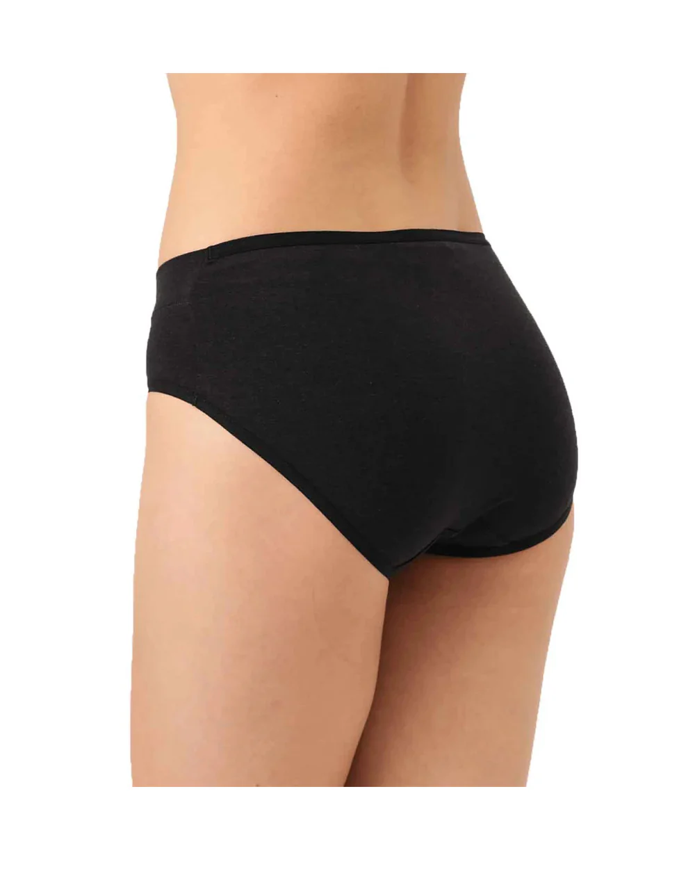 Inner Sense V-Band Maternity Panties Combo Set-Organic Cotton-Black-Pack of 2 - Image 3