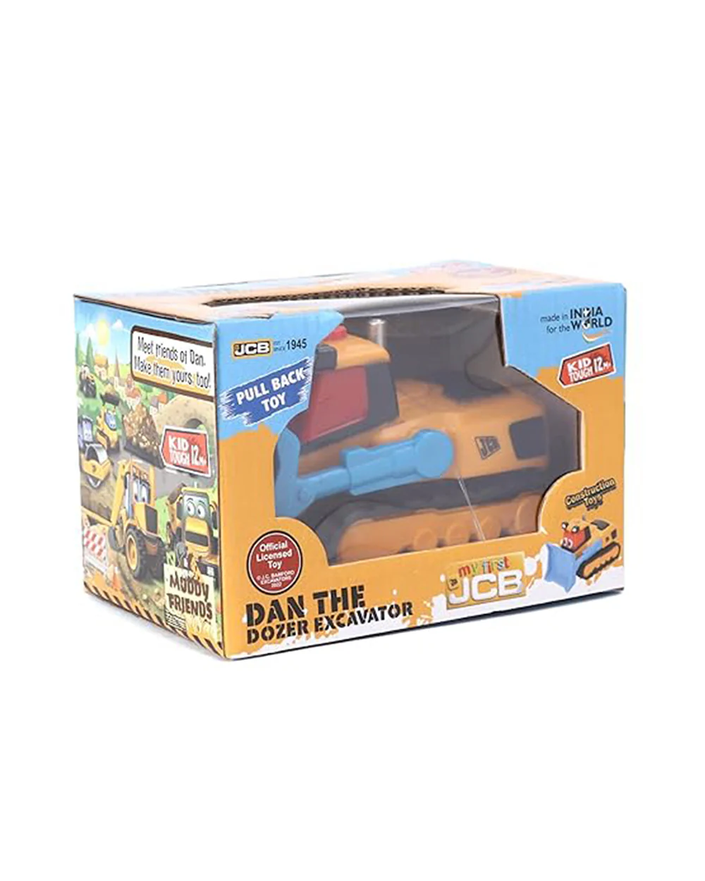 JCB Dan The Dozer Vehicle Toy-12M+ - Image 6