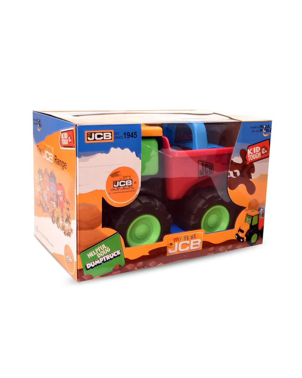 JCB My 1St Big Help Full Doug Dumptruck Vehicle Toy-12M+ - Image 5