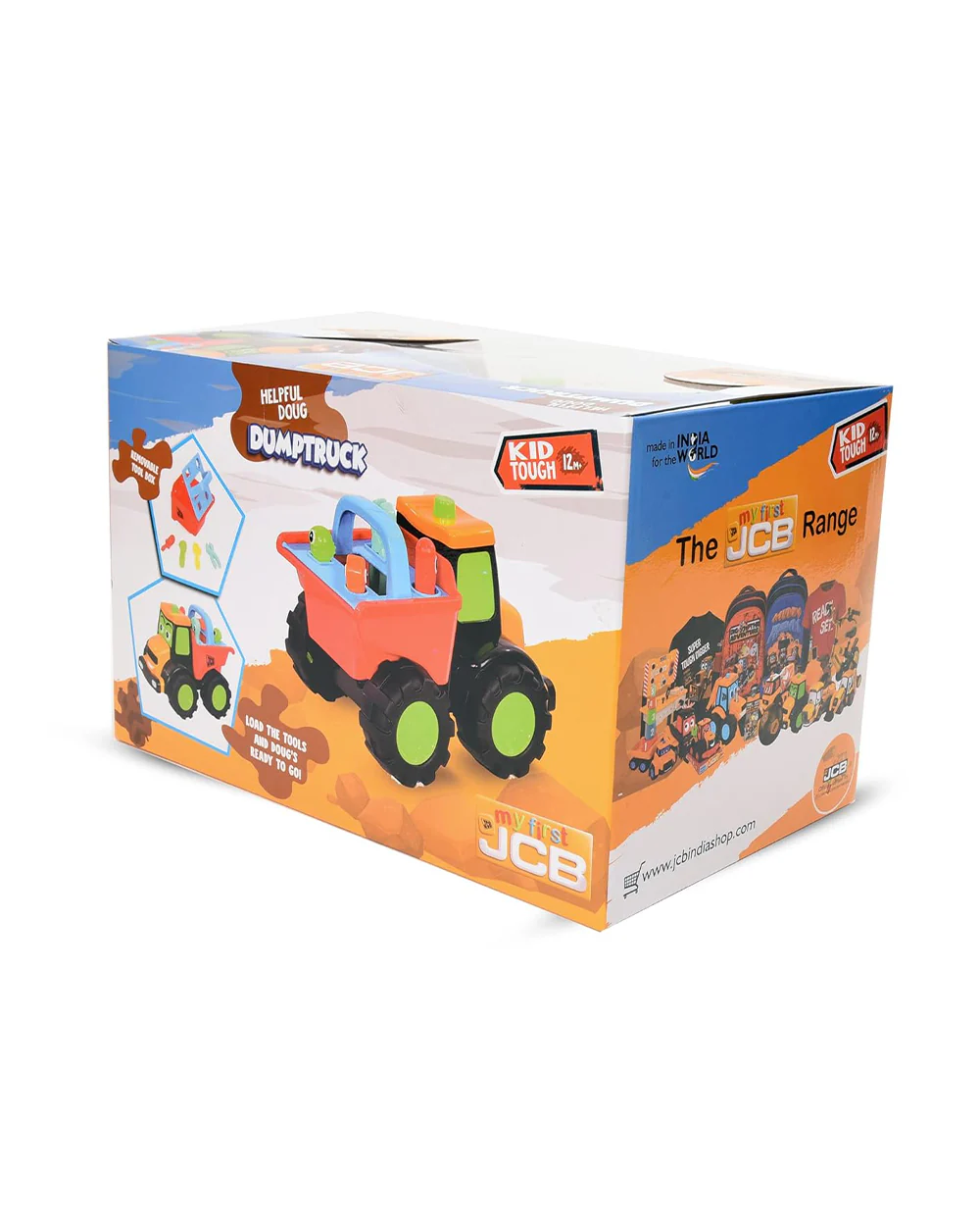 JCB My 1St Big Help Full Doug Dumptruck Vehicle Toy-12M+ - Image 7