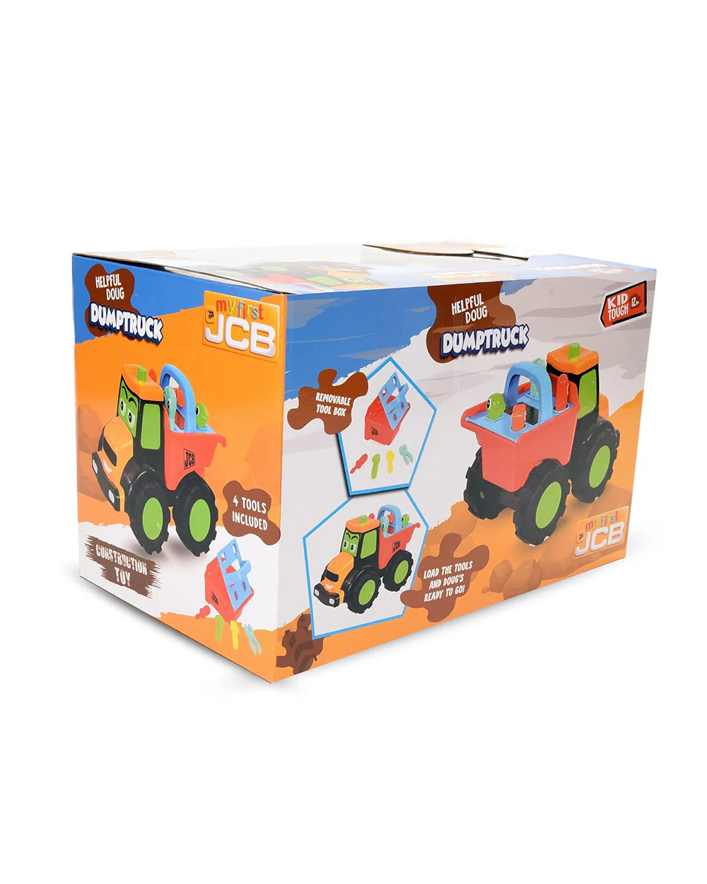 JCB My 1St Big Help Full Doug Dumptruck Vehicle Toy-12M+ - Image 8