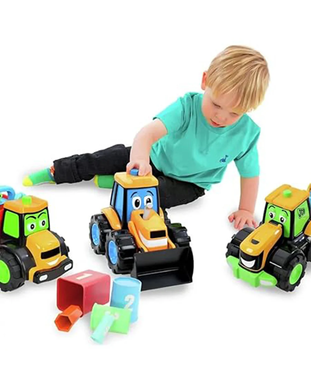 JCB My 1St Big Wheeler Action Team Vehicle Toy-12M+ - Image 5