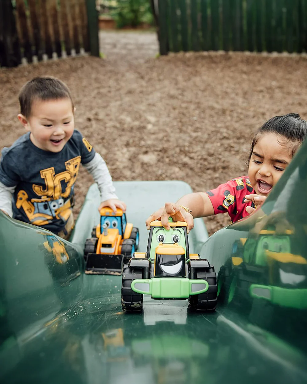 JCB My 1St Big Wheeler Action Team Vehicle Toy-12M+ - Image 7