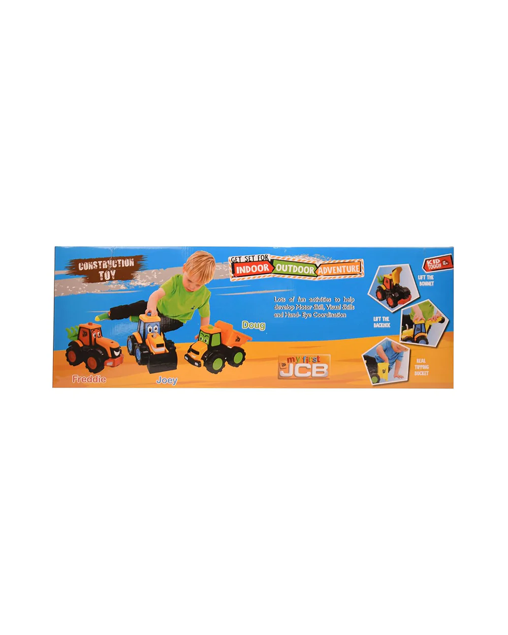 JCB My 1St Big Wheeler Action Team Vehicle Toy-12M+ - Image 9