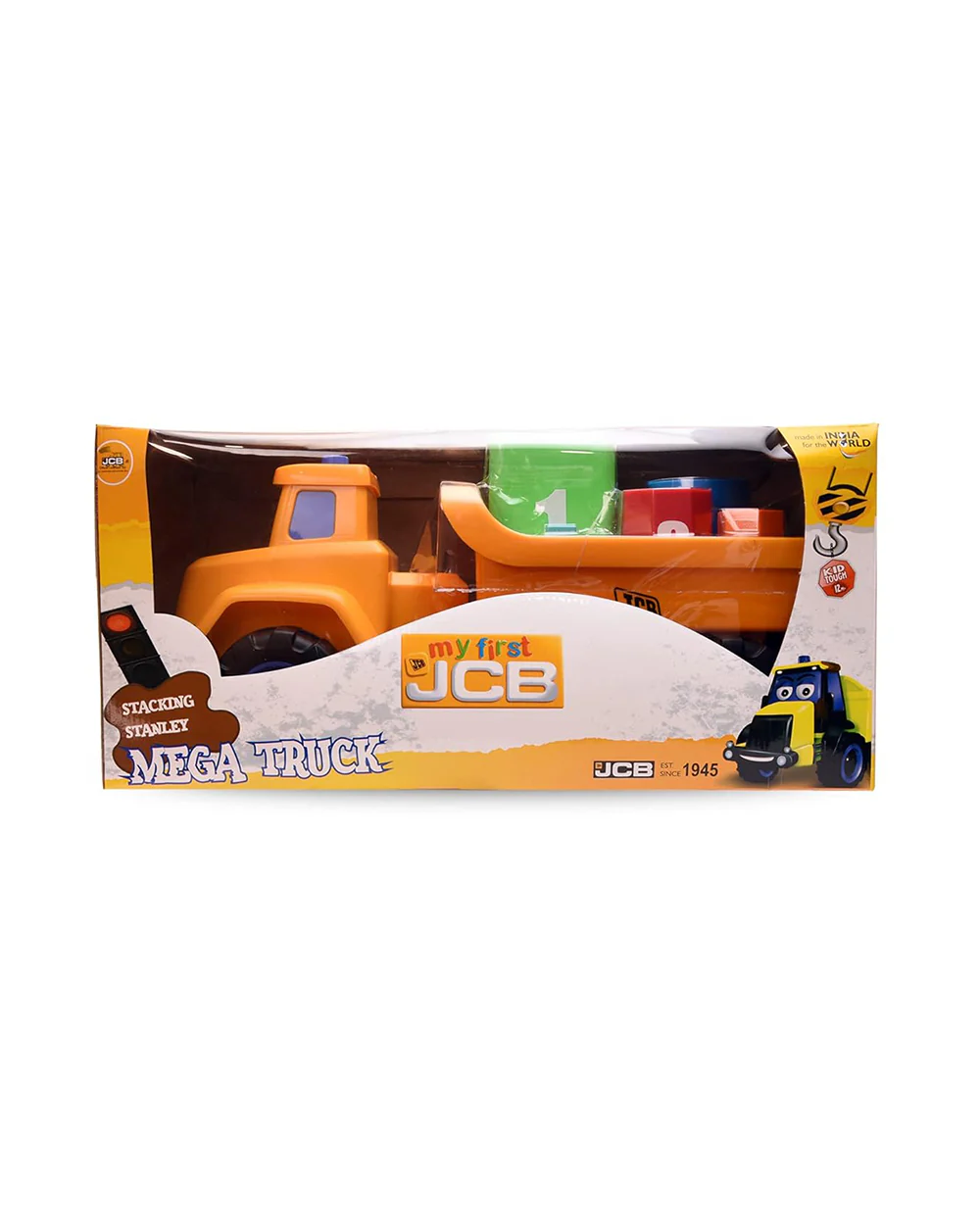 JCB My 1St Stacking Stanley Mega Truck Vehicle Toy-12M+ - Image 6