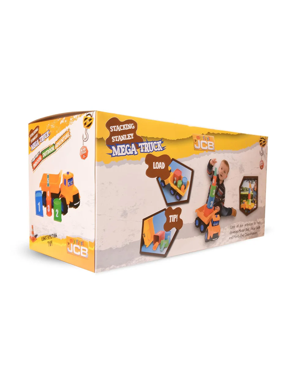 JCB My 1St Stacking Stanley Mega Truck Vehicle Toy-12M+ - Image 7