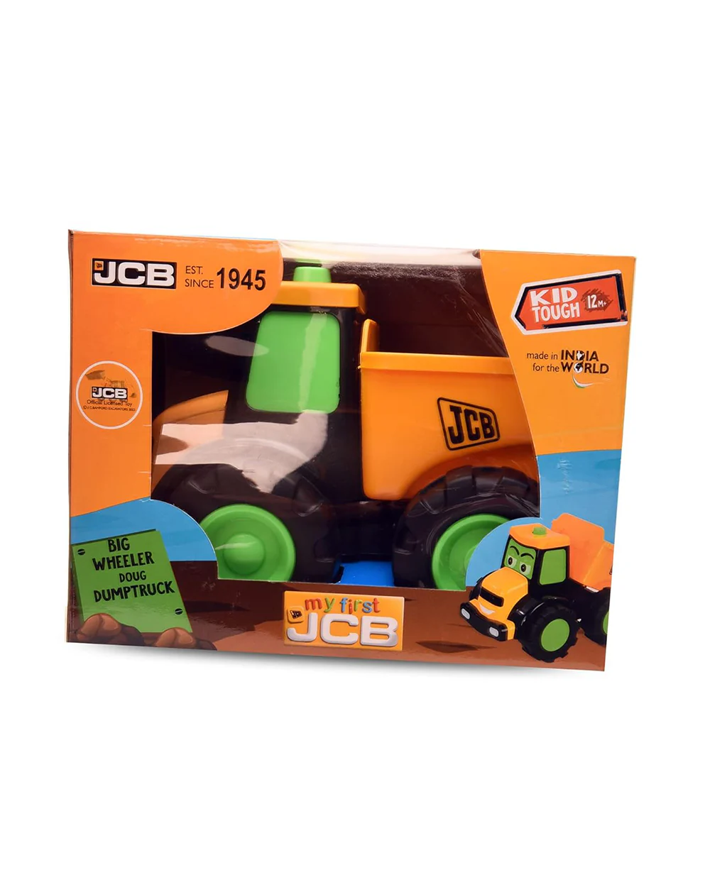 JCB My First Big Wheeler Doug Dump Truck Vehicle Toy-12M+ - Image 6
