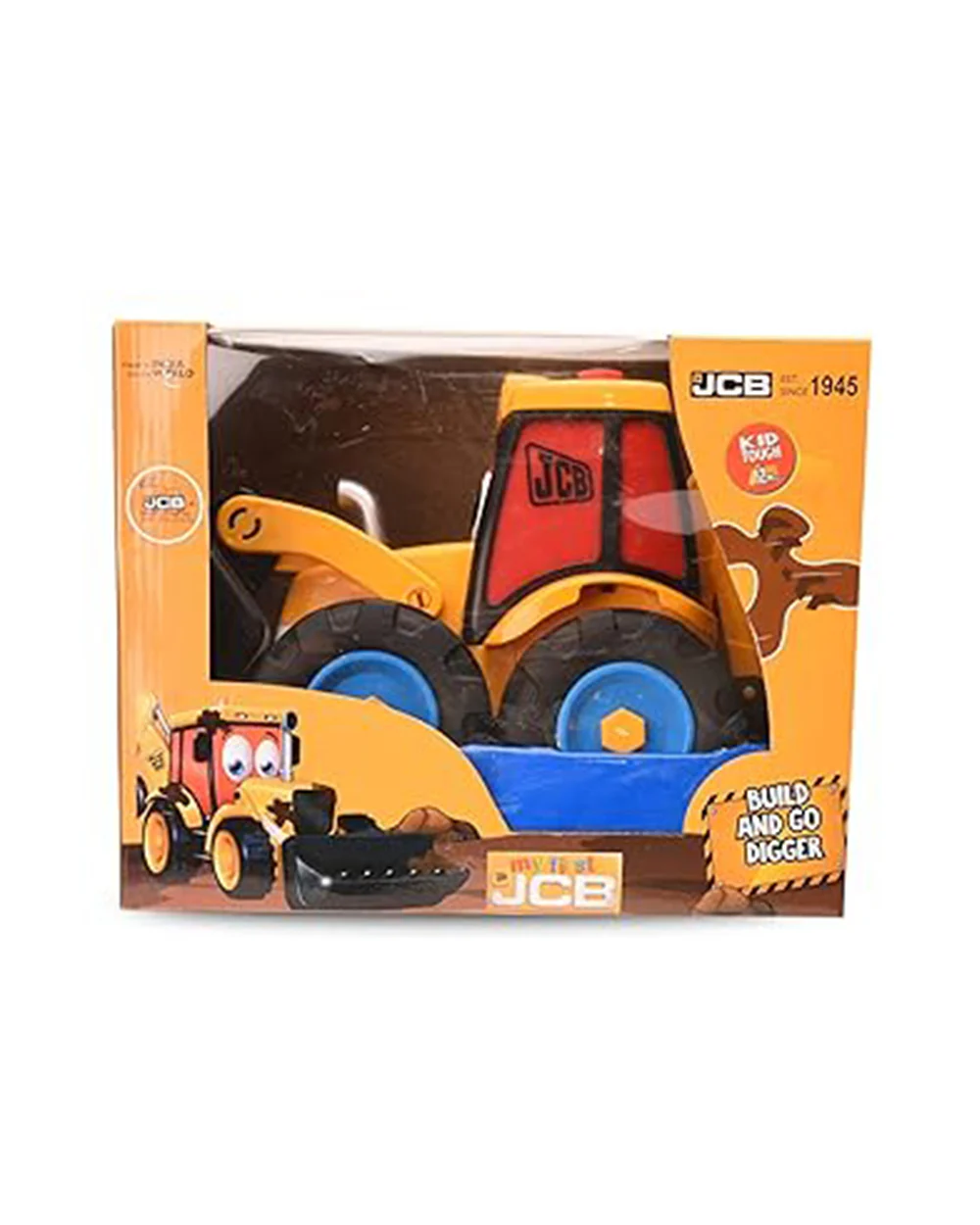 JCB My First Build & Go Digger Vehicle Toy-12M+ - Image 6