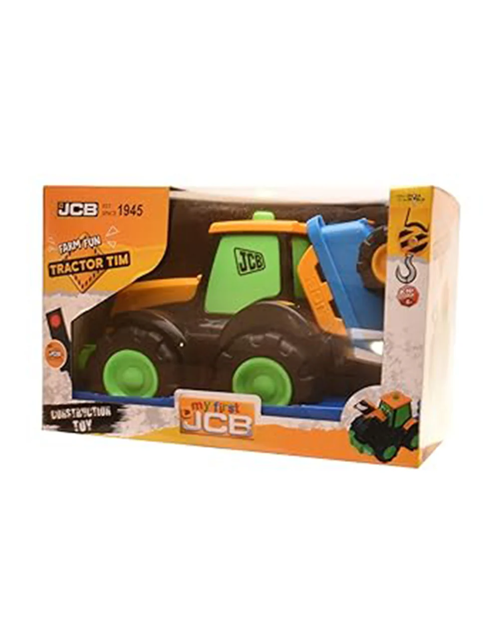 JCB My First Fun Farm Tractor Tim Vehicle Toy-12M+ - Image 4