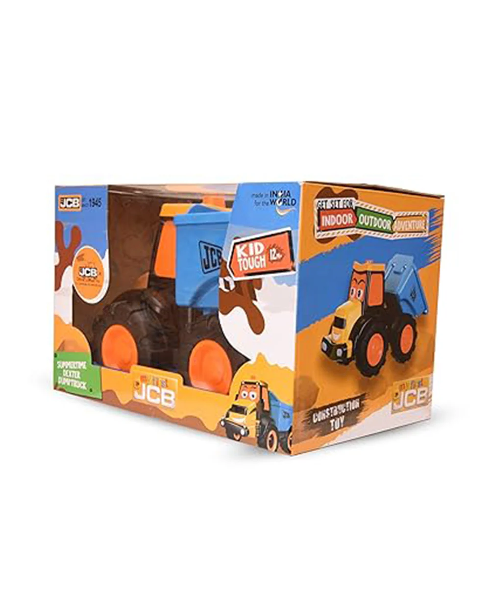 JCB My First Summertime Dexter Dump Truck Vehicle Toy-12M+ - Image 3