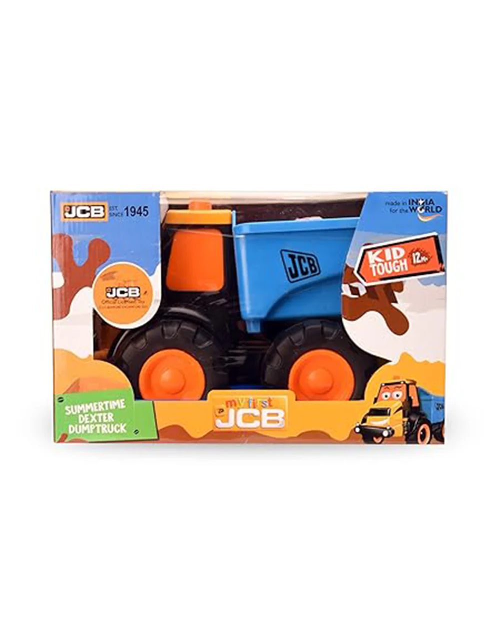 JCB My First Summertime Dexter Dump Truck Vehicle Toy-12M+ - Image 4