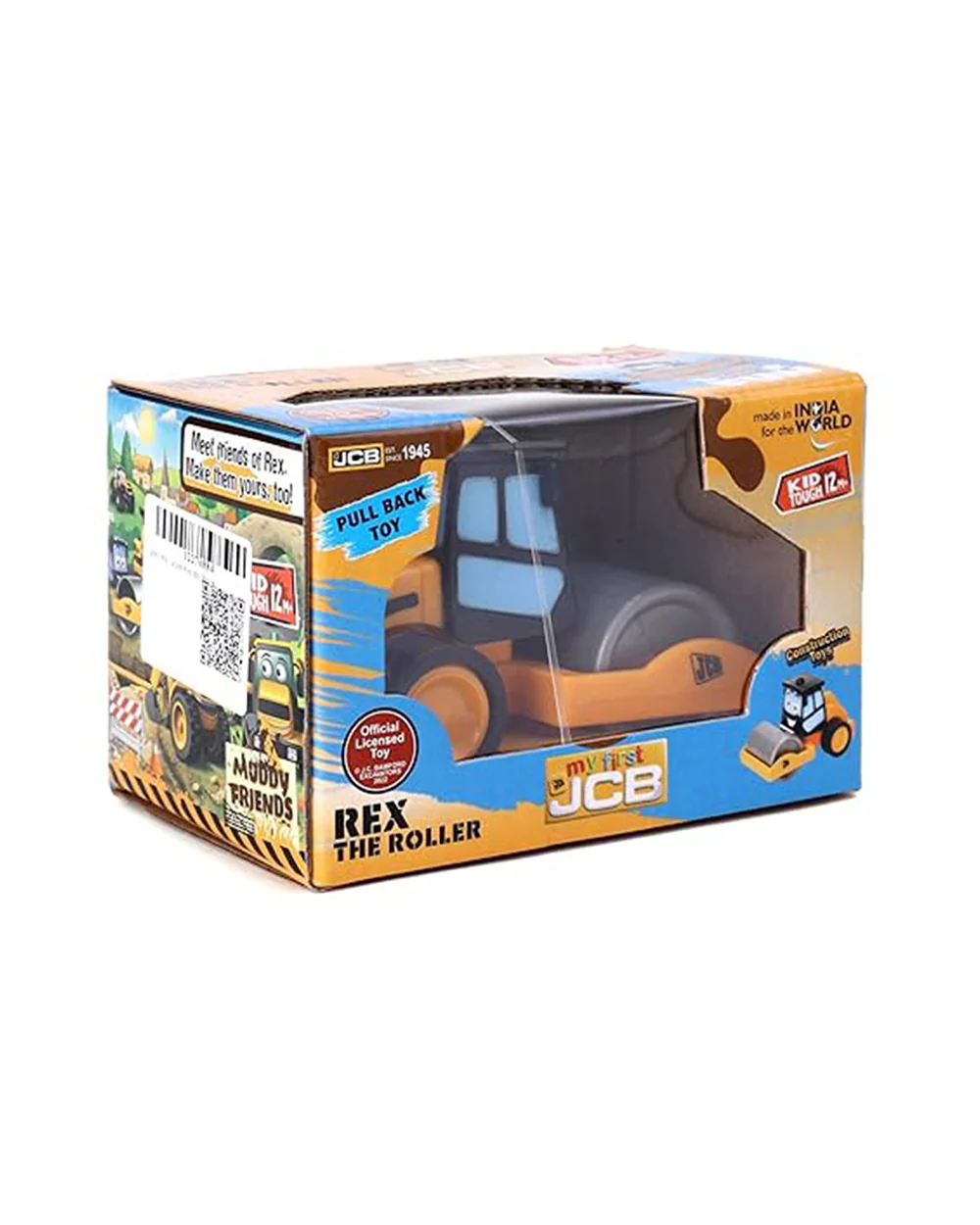 JCB Rex The Roller Vehicle Toy-12M+ - Image 6